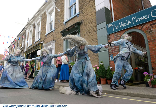 The wind people blew into Wells-next-the-Sea