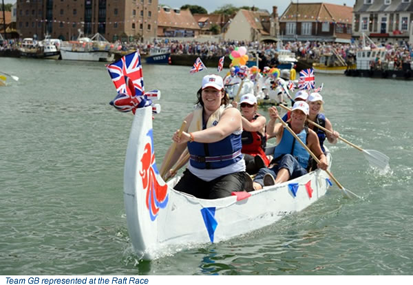 Team GB represented at the Raft Race
