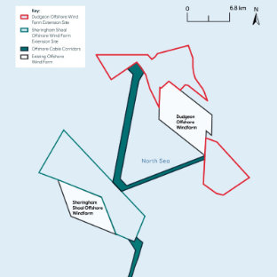 SEP & DEP offshore map