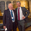 Tony Sadler [left] Director of The Mo with Statoil's Rune Ronvik